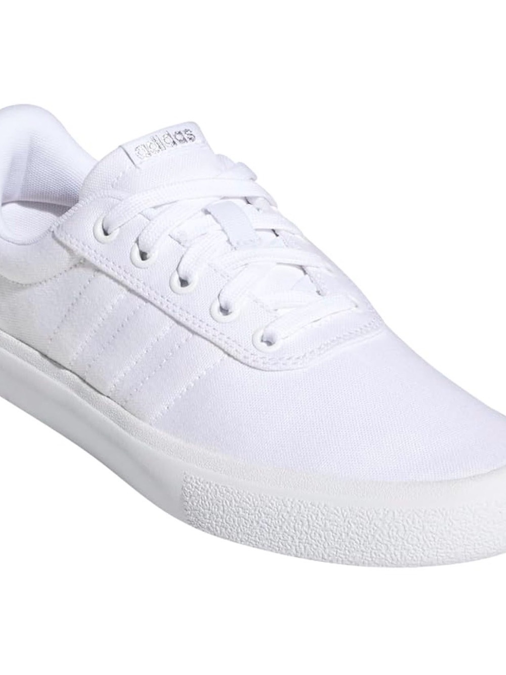 Women's adidas Vulc raid3r White Canvas Low-Top Sneaker - Picture 2 of 3